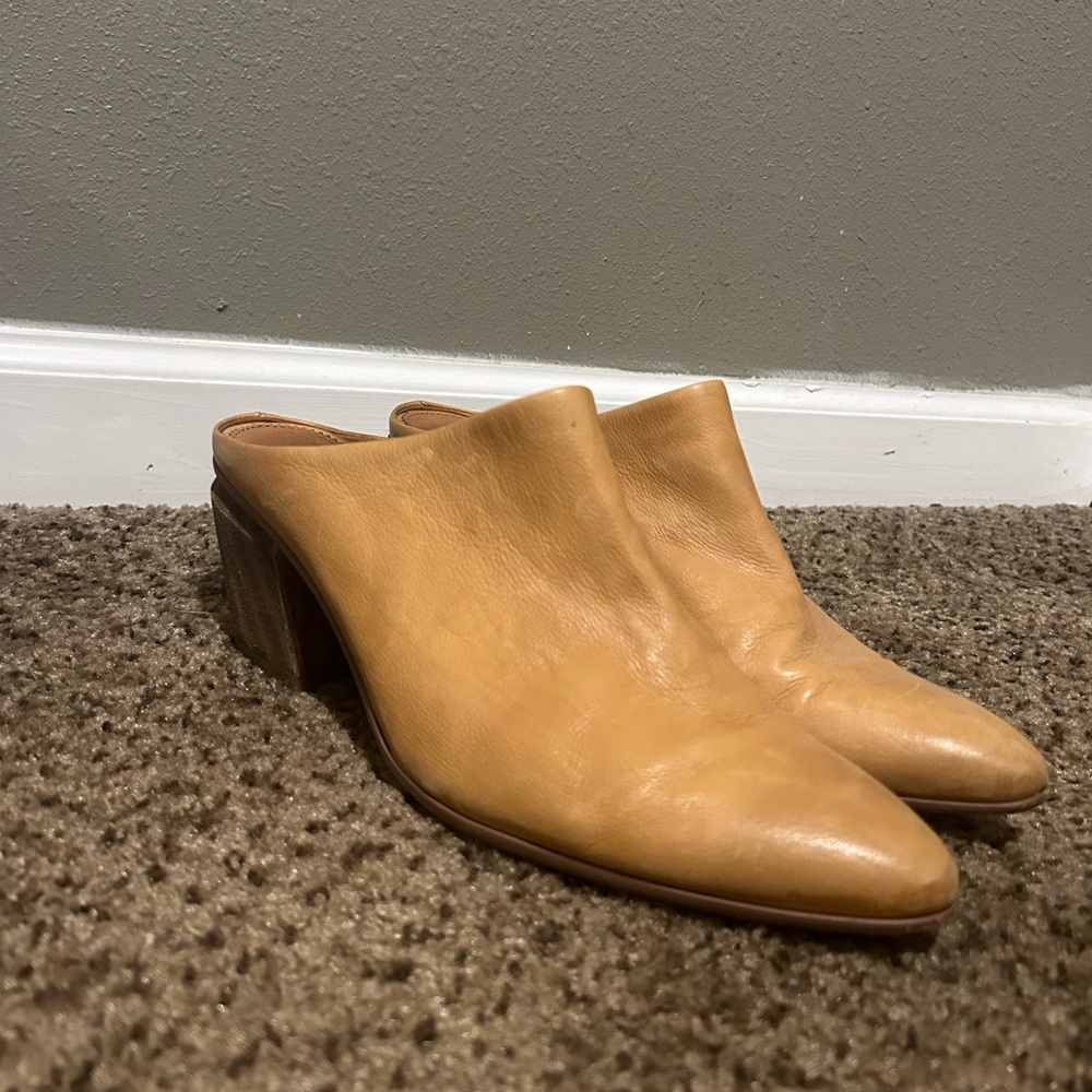 Sarto by Franco Sarto Kirsten Leather Mule Heel, Size 9.5